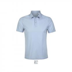 Męska koszulka polo premium NEOBLU OSCAR MEN-Soft blue