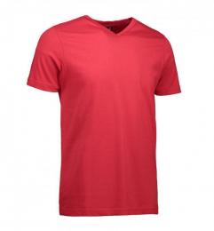 Koszulka unisex ID T-TIME V-neck 0514-Red