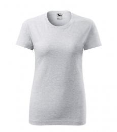 Klasyczna koszulka damska MALFINI Classic New 133-jasnoszary melanż