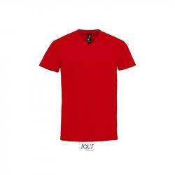 Koszulka męska V-neck SOL'S IMPERIAL V MEN-Red