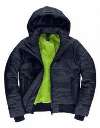 B&C Women´s Jacket Superhood– Navy/Neon Green