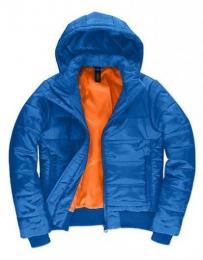 B&C Women´s Jacket Superhood– Royal Blue/Neon Orange