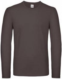 B&C Men´s T-Shirt #E150 Long Sleeve– Bear Brown