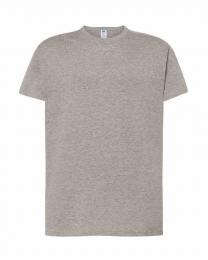 Męski t-shirt klasyczny JHK TSRA 150-Grey melange