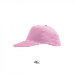 5-panelowa czapka z daszkiem SOL'S SUNNY KIDS-Pink