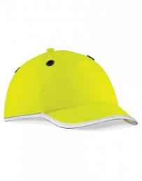 BEECHFIELD B535 Enhanced-Viz EN812 Bump Cap-Fluorescent Yellow