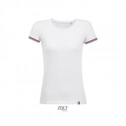 Koszulka t-shirt damska SOL'S RAINBOW WOMEN-White / Royal blue