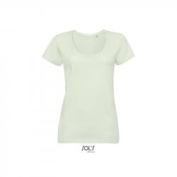 Klasyczna koszulka damska SOL'S METROPOLITAN-Creamy green