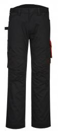 Proste spodnie robocze męskie PORTWEST PW2 PW240-Black/Red