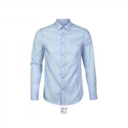 Męska koszula non-iron NEOBLU BLAISE MEN-Soft blue