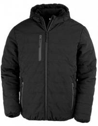 RESULT GENUINE RECYCLED RT240 Recycled Black Compass Padded Winter Jacket-Black/Black