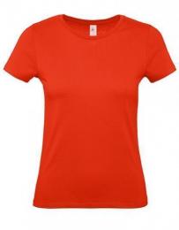 B&C Women´s T-Shirt #E150– Fire Red