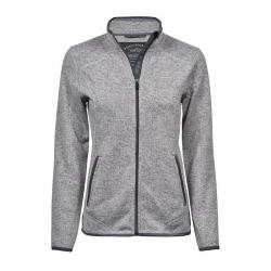 TEE JAYS Women´s Outdoor Fleece Jacket TJ9616-Grey Melange