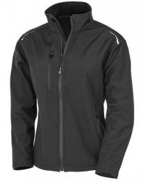 RESULT GENUINE RECYCLED RT900F Women´s Recycled 3-Layer Printable Softshell Jacket-Black