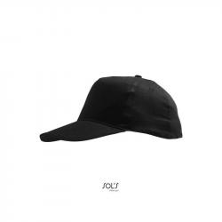 5-panelowa czapka z daszkiem SOL'S SUNNY KIDS-Black