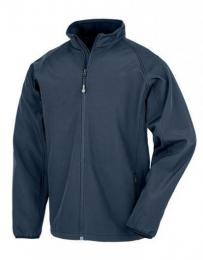 RESULT GENUINE RECYCLED RT901 Men´s Recycled 2-Layer Printable Softshell Jacket-Navy