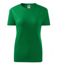 Klasyczna koszulka damska MALFINI Classic New 133-zieleń trawy