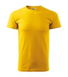 Męska klasyczna koszulka MALFINI Basic 129-żółty