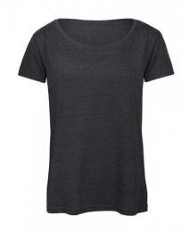 B&C Women´s Triblend T-Shirt– Heather Dark Grey