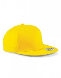 BEECHFIELD B610 5 Panel Snapback Rapper Cap-Yellow