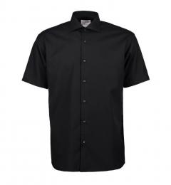 Męska koszula non iron SS Fine Twill modern s/s SS254-Black