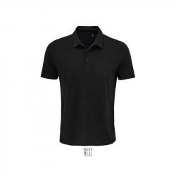 Męska koszulka polo premium NEOBLU OCTAVE MEN-Deep black