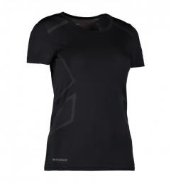 Damski t-shirt bezszwowy GEYSER G11020-Black