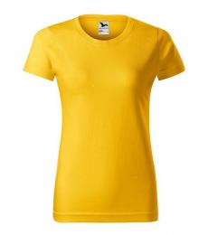 Damski t-shirt koszulka MALFINI Basic 134-żółty