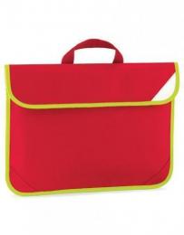 QUADRA QD452 Enhanced-Viz Book Bag-Classic Red