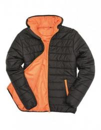 RESULT CORE RT233 Soft Padded Jacket-Black/Orange