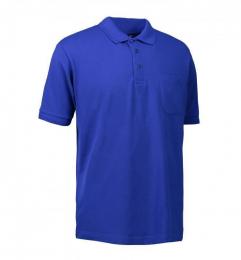 Męska koszulka polo z kieszonką ID 0520-Royal blue