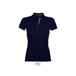 Damska kontrastowa koszulka polo SOL'S PORTLAND WOMEN-French navy