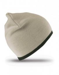 RESULT WINTER ESSENTIALS RC46 Reversible Fashion Fit Hat-Stone/Olive Green