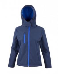 RESULT CORE RT230F Women´s TX Performance Hooded Soft Shell Jacket-Navy/Royal