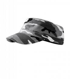 Nastawialna czapka z daszkiem MALFINI Camo Latino C24-camouflage gray