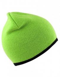 RESULT WINTER ESSENTIALS RC46 Reversible Fashion Fit Hat-Lime/Black