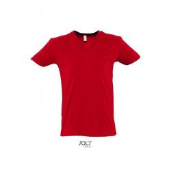 Koszulka męska V-neck SOL'S MASTER-Red