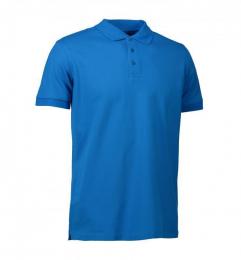 Męska koszulka polo ze stretchem ID 0525-Turquoise