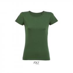 Damska koszulka z bio bawełny SOL'S MILO WOMEN-Bottle green