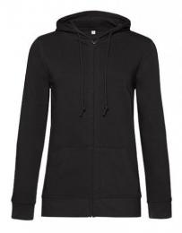 B&C Inspire Zipped Hood Jacket /Women_°– Black Pure