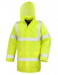 RESULT SAFE-GUARD RT218X High Vis Motorway Coat-Fluorescent Yellow