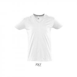 Koszulka męska V-neck SOL'S MASTER-White