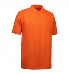 Męska koszulka polo PRO WEAR kieszonka 0320-Orange