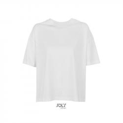 Damski t-shirt oversize SOL'S BOXY WOMEN-White