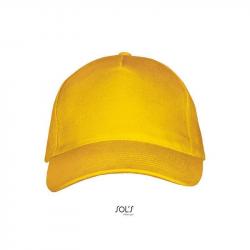 5-panelowa czapka z daszkiem SOL'S LONG BEACH-Gold