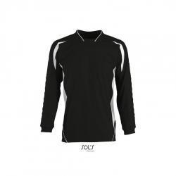 Męska koszulka sportowa z długim rękawem SOL'S AZTECA-Black / White