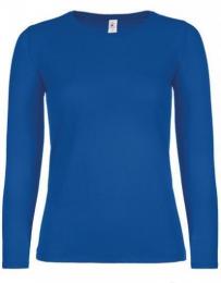 B&C Women´s T-Shirt #E150 Long Sleeve– Royal Blue