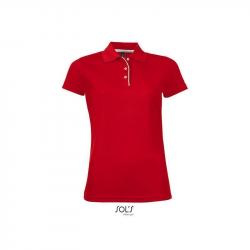 Damska techniczna koszulka polo SOL'S PERFORMER WOMEN-Red