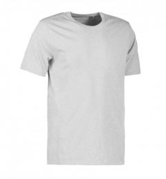 Męski t-shirt ekologiczny ID 0552-Light grey melange