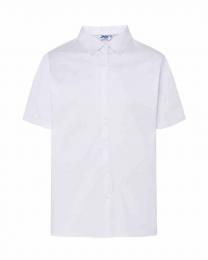 Damska koszula biznesowa z krótkim rękawem JHK SHL OXFSS-White